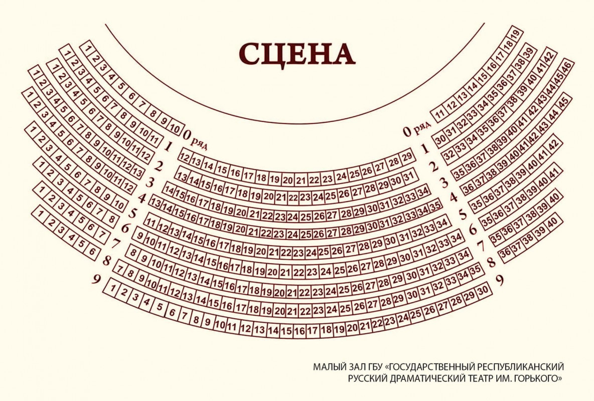 МАЛЫЙ  ГБУ "ГОСУДАРСТВЕННЫЙ РЕСПУБЛИКАНСКИЙ РУССКИЙ ДРАМАТИЧЕСКИЙ ТЕАТР ИМ. ГОРЬКОГО"